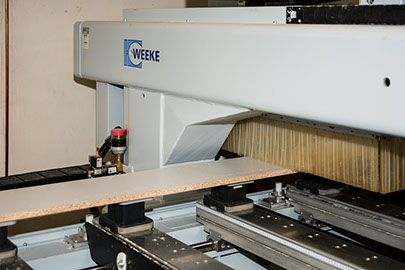 Tischlerei Kuhlmann- Ansicht der CNC Fräse