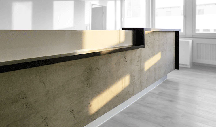 Tischlerei Kuhlmann-Referenz-Ansicht von der Praxiseinrichtung