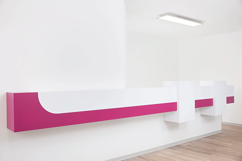 Tischlerei Kuhlmann-Referenz-Ansicht von der Empfangstheke